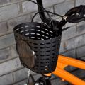 Kids Bicycle Basket, Children Plastic Front Handlebar Bike Basket for Storage, Black. 
