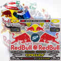 Racing Red Bull Helmet Stickers Decal Logo Car Motorcycle Sticker For Honda Ktm Yamaha. 