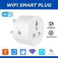 20A Tuya Universal Smart WiFi Smart Plug with Power Monitoring and Timer Function. 