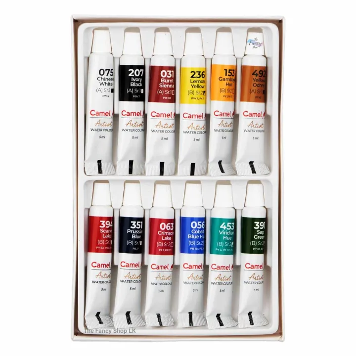Camel%20Camlin%20Kokuyo%20Artist%20Water%20Color%20Set%2012%20Color%205ml%20-%20Image%202