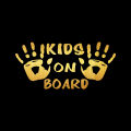 【Hottest Trends】Rylybons Car Body Window Vinyl Car Sticker KIDS ON BOARD For Motorcycle Children Car Styling Car And Decals Accessories. 