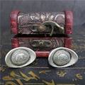 Qing Dynasty Old Sycee Silver Ingot Qing Silver Library Antique Antique Antique Old Silver Coins Pure Silver Broken Silver Made in Dongchang. 