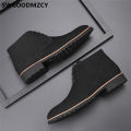 【ZIME】Chukka Boots Men Ankle Boots Men Desert Boots Shoes Men Zapatos De Hombre De Vestir Formal Buty Meskie Sepatu Pria Ayakabı 2021. 