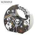 Halloween Candy Box 10pcs Halloween Candy Box Moon Shape Pumpkin Black Cat Ghost Witch Skeleton Paper Chocolate Biscuit Treat Snack Goodies Cake Packaging Box Kit Party Supplies Halloween Gift Box. 