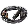 Dual Female Xlr to Rca Cable,Heavy Duty 2 Xlr Female to 2 Rca Male Patch Cable Hifi Stereo Audio Connection Cable Wire. 