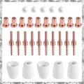 for PT-31 -40 Plasma Cutter Cutting Torch Consumables KIT Extended 30Pcs. 