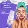 makeO Acne Away Foaming Face Wash with 2% Salicylic Acid, 1% Mandelic Acid & 5% Niacinamide I 100ml I Removes Excess Oil, Cleanses Pores, Reduces Breakouts I For Acne Prone Skin | For Men & Women(FROM INDIA)NUZ. 