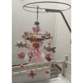 cot mobile for a  baby girl, Baby princess cot mobile. 