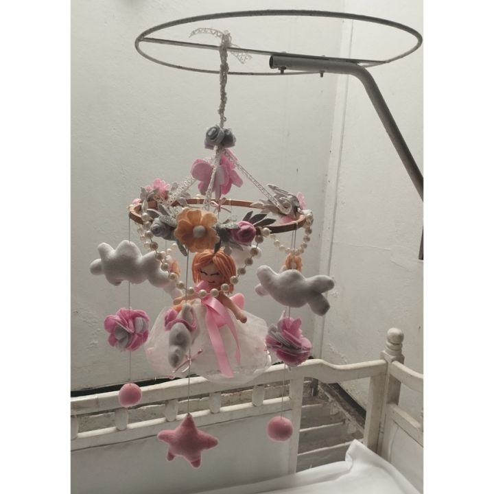 cot mobile for a  baby girl, Baby princess cot mobile