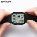 Sanda Fashion Men's Watches 50M Waterproof Sports Casual  Wristwatch for Male Clock Relogios Masculino 6052. 