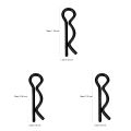50pcs 1/8 1/10 1/12 1/14 1/16 1/18 Rc Car Body R Clips Bodyshell Pin Metal Body Clip Pin Buggy Truck Accessories. 