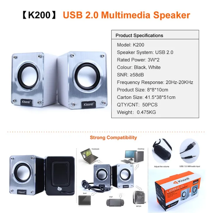 Kisonli%20K200%20Multimedia%20Speaker%20-%20Image%204