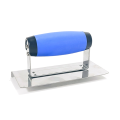 Concrete Hand Edger Groover Concrete Tools Stainless Steel with Soft Grip Plaster Cement Stucco Construction Tool. 