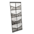 Vertical Brochure Stand Grid Brochure Display Stand Portable Brochure Stand for Trade Shows and Retail Stores. 