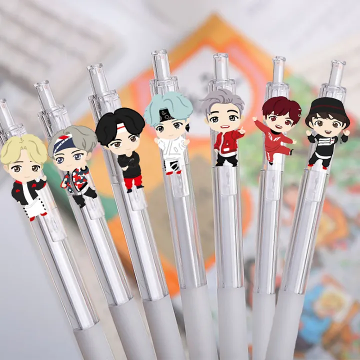 1 Pcs Korean Stationery Cute Pen Theme Cosplay Prop Cartoon 8 Color ...