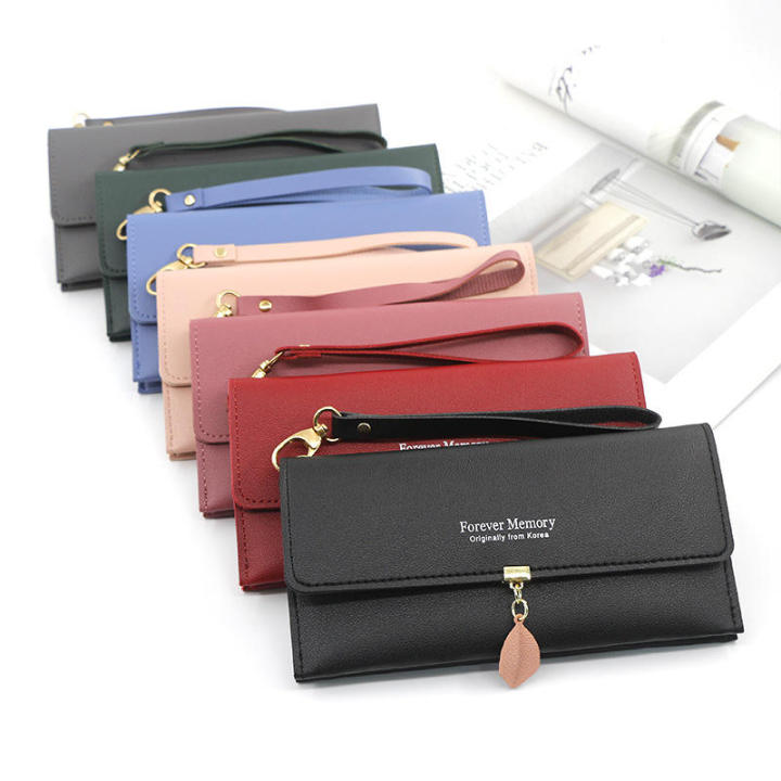 Yfashion Women Short Wallet 3-folds PU Leather Horizontal Square Purse ID Bank Card Money Holder