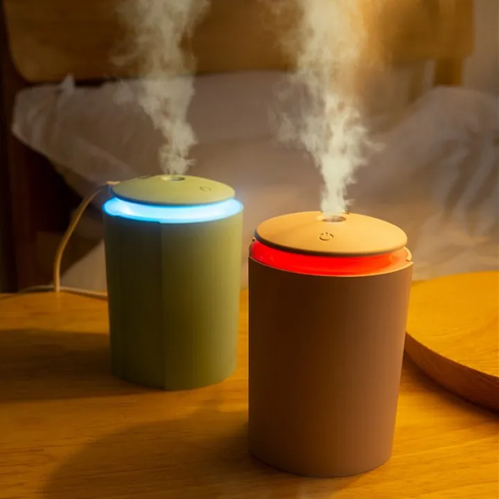 【BestGO】260ML humidifier diffuser Mini Ultrasonic Air humidifier and diffuser Romantic Soft Light USB Essential Oil Diffuser air purifier and humidifier Car Purifier Aroma Anion Mist Maker diffuser humidifier