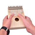 17 Keys Kalimba African Solid Pine Wood Thumb Piano Finger Percussion DIY. 