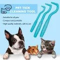 Tick Hook Set for Pets 3pcs Pet Flea Tick Remover Hooks Safe Effective Pet Care Tools for Pet Flea Remover. 