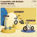 WEST BIKING Children's Bicycle Rubber Grip Alloy Lock Anti Slip Rubber Bicycle Grip Double Aluminum Lock Bicycle Grip. 