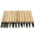 12pcs Professional Wood Carving Chisel Hand Tool Set For Basic Detailed Carving Woodworkers Gouges. 