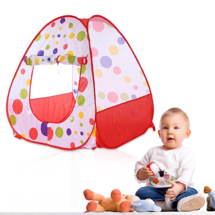 Large Portable Baby Play Tent / Play Tent for Kids Indoor & Outdoor Play Tent Playhouse Storage Case for Boys, Girls & Toddlers