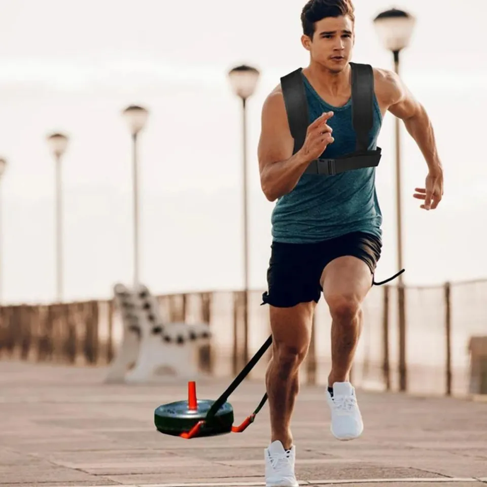 KOKKO Sled Harness, Tire Pulling Harness With Pull Strap, Weight