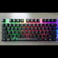 RGB Gamming Keyboard LDK.ai R260 Suspension 7 Colorful Backlit 104 Keys USB Wired Gaming Keyboard. 