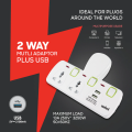 Sanford 13A 3250 Watts Multi Plug Adapter -SF 286ADP. 