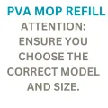 FOLDING PVA MOP SPONGE REFILL 33CM (REFILL ONLY). 