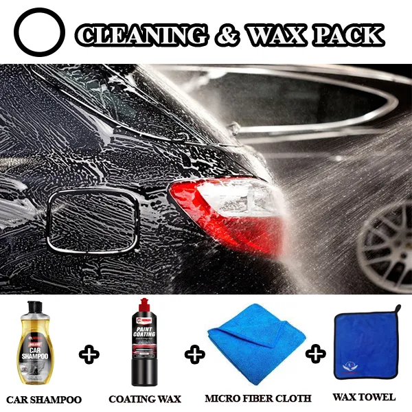 GETSUN CAR WASH AND LIQUID WAX KIT