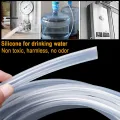 【ZOSR】1/2/5m Food Grade Transparent Silicone Rubber Hose Out Diameter 5mm 13mm 16mm Flexible Silicone Tube Garden Watering Pipe. 