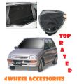 Vorix Daihatsu Coure Sun Shades Car Windows Curtains 4 pieces, Foldable, Jet Black. 
