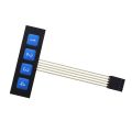 1 3 4 5 12 16 20 Key Button Membrane Switch 1x4 1x5 4x4 4x5 Keys Matrix Array Keyboard Keypad Control Panel Diy Kit For Arduino. 