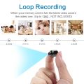 1080P HD X5 Mini WiFi Camera Included Sound Detector for Home Office 140 Degrees Micro Baby Monitor Night Vision IP Cam. 