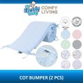 Comfy Living Cot Bumper - 2 pcs - My Lovely Baby. 