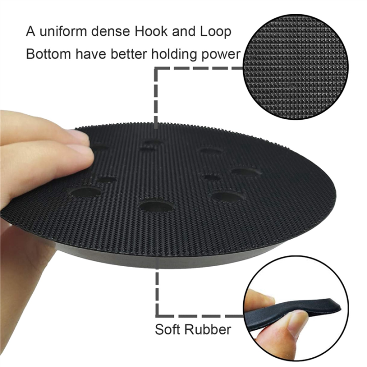 8%20Hole%20Hook%20and%20Loop%20Sander%20Pad%20Track%20Sander%20Sanding%20Backing%20Pad%20-%20Image%204