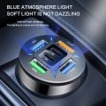 New Car Dual Pd 6-Port Super Fast Charging Conversion Plug Multi-Function Mobile Phone Car Charger 4usb Car Charger. 