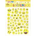 1pcs Stickers Funny Face 3D sticker book Laptop dress up stickers kids toys pegatinas for children gift. 