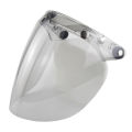 Open Face Helmet Visor Motorcycle Helmet Bubble Lens 3-Snap Bubble Wind Shield Visor. 