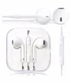 iPhone Hands free Earphones White - 3.5mm Hands free With Mic copy. 