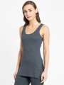 Charcoal Melange Thermal Camisole. 