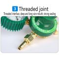 Oxygen Gas Bottle Regulators O2 Reducing Pressure Inhaler Acetylene Double Gauge Regulator Oxygen Tank Regulator. 