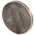 CW Morse Code Commemorative Coins CW Training Coin. 