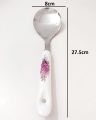 Stainless Steel Cooking Spoons Fork Rice Spoon Kitchen Utensils Set 4Pcs. 