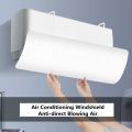 Air Conditioning Windshield Anti-Direct Blowing Universal Windproof Wall-Mounted Air Outlet Baffle Confinement Cold Air Guide 1Pcs. 