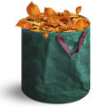 Gardening Bag Reusable Leaf Waste Pouch Plant Trash Garbage Container for Lawn Yard Pool with Lid, 80 Gallons. 