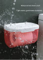 Migeet wall mounted non perforated transparent tissue box. 