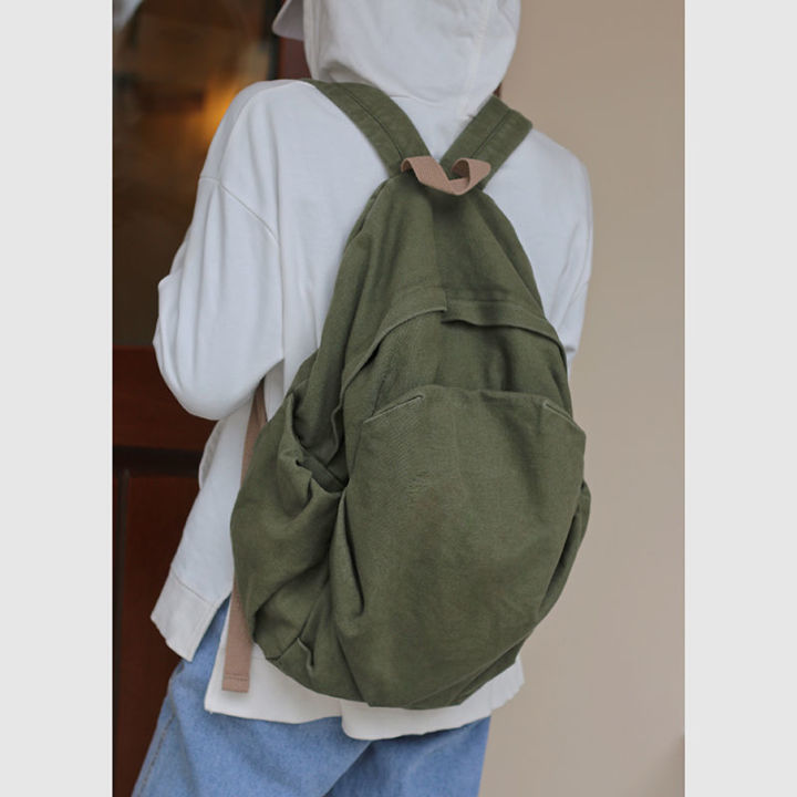 Japanese%20Style%20Washed%20Canvas%20Backpack%20Women's%20Simple%20All-Match%20College%20Students%20Bag%20Women's%20Idle%20Style%20High%20School%20Drape%20Backpack%20Women%20-%20Image%206