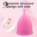 Quorrae First Period Cup Collapsible Soft Reusable First Period Cup. 